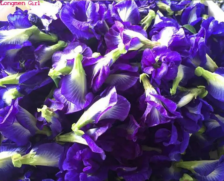 

1bag 250g 500g Clitoria Ternatea Dry Flower Kitchen Toy.thailand Blue Butterfly Pea Tea Simulation Play House Toy.vitamin A D11