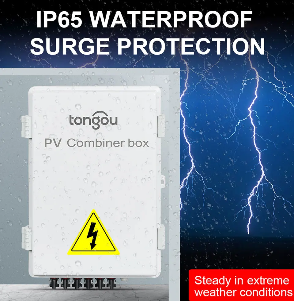 Комбайнер солнечных батарей с защитой от молний 10 А 6 струн 1000 В для панели 550 в