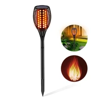 96 led solar flame lamp outdoor torch lights waterproof landscape lawn lamp dancing flicker lights for garden decor