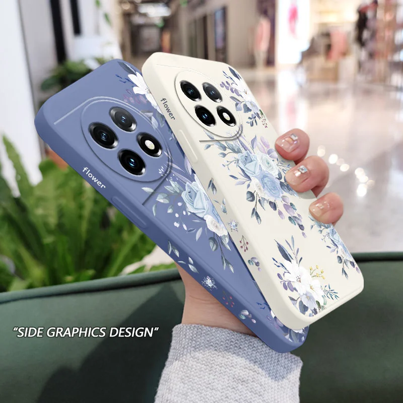 Ruddy Roses чехол для телефона Oneplus 11 11R 10 10R 10T 9R 9RT 9 8T 8 7 7T Pro 5G из жидкого силикона