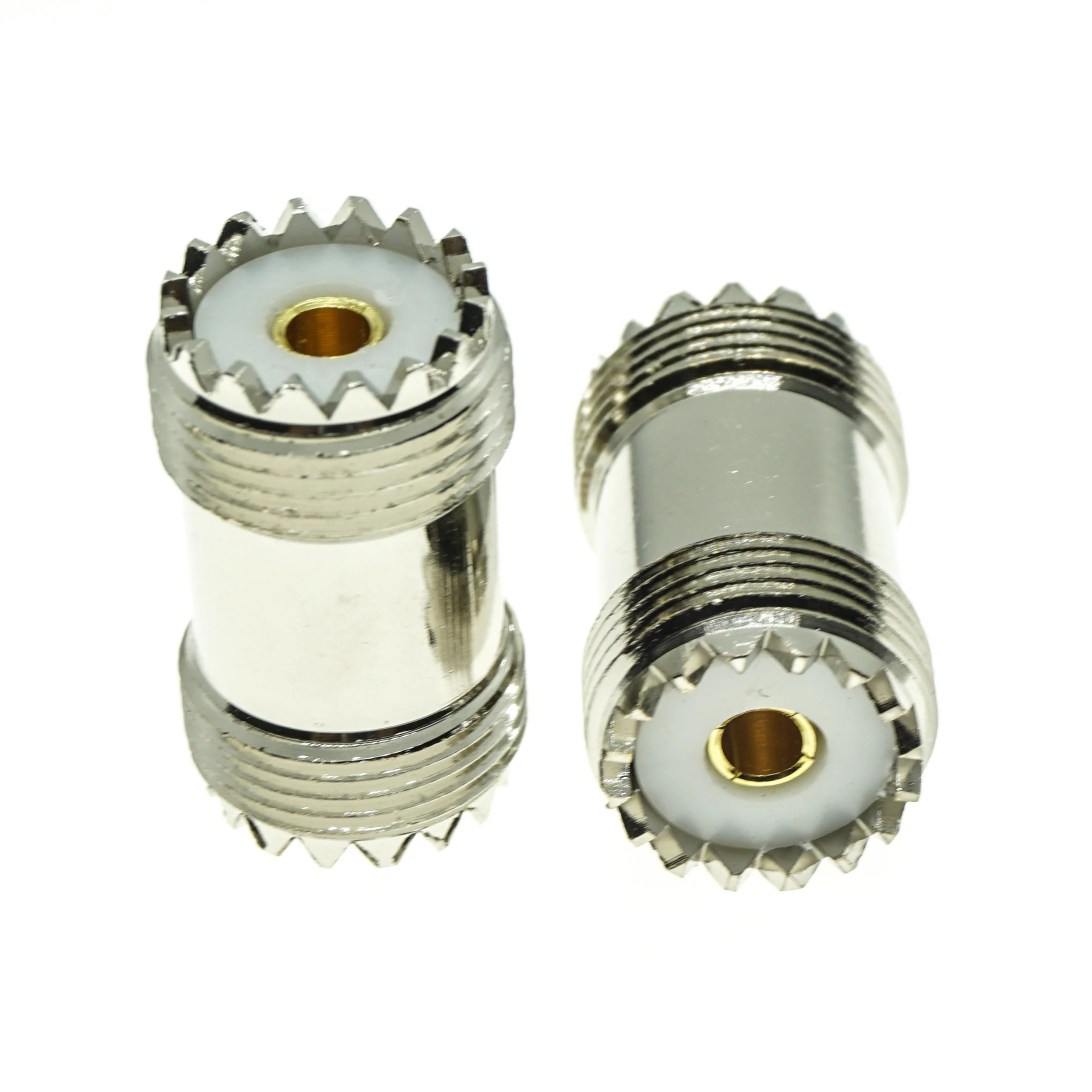 1X шт. UHF PL259 SO239 2 двойной гнездовой разъем увч гнездо до УВЧ Короткие Твердые