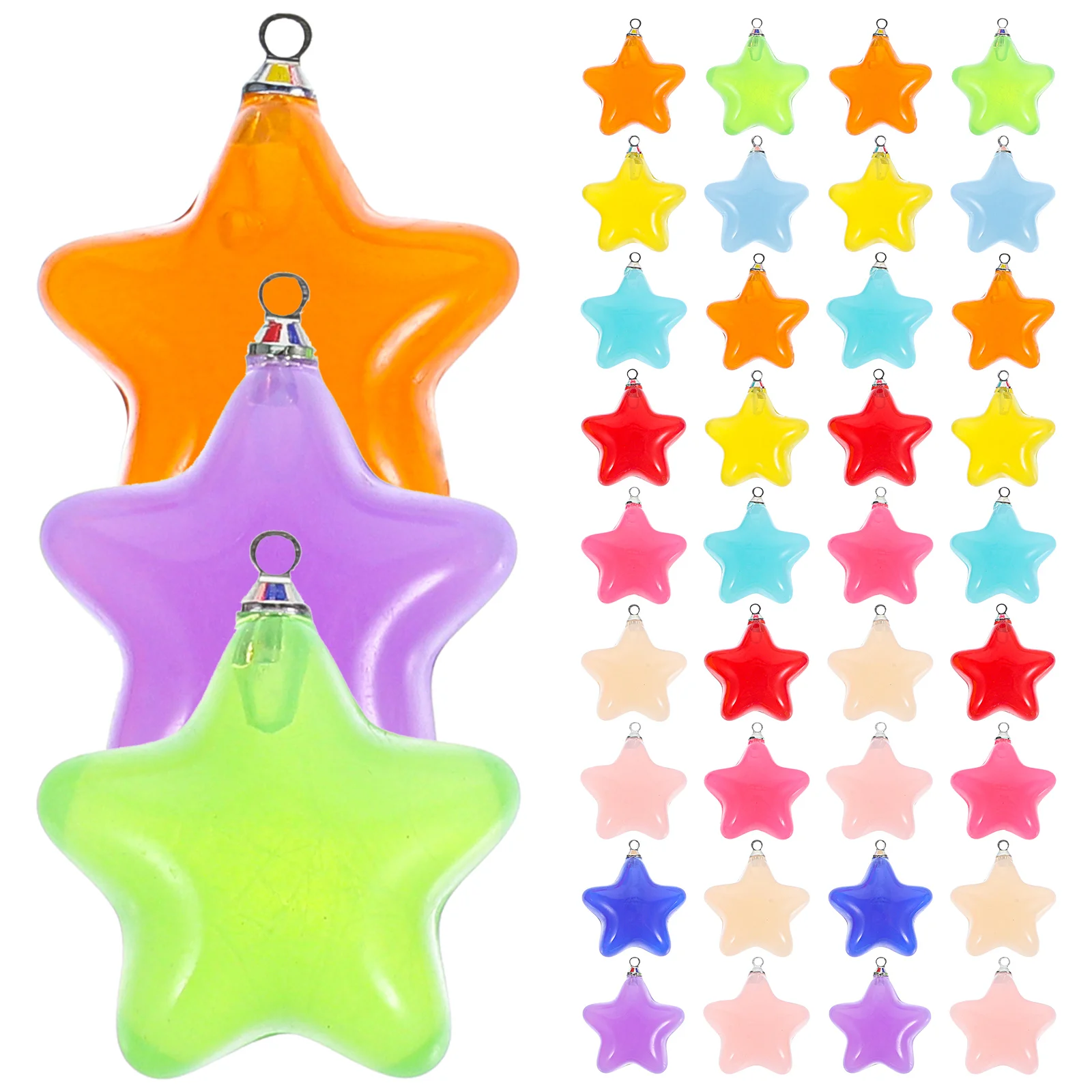 

60 шт., декоративные акриловые подвески для сумок