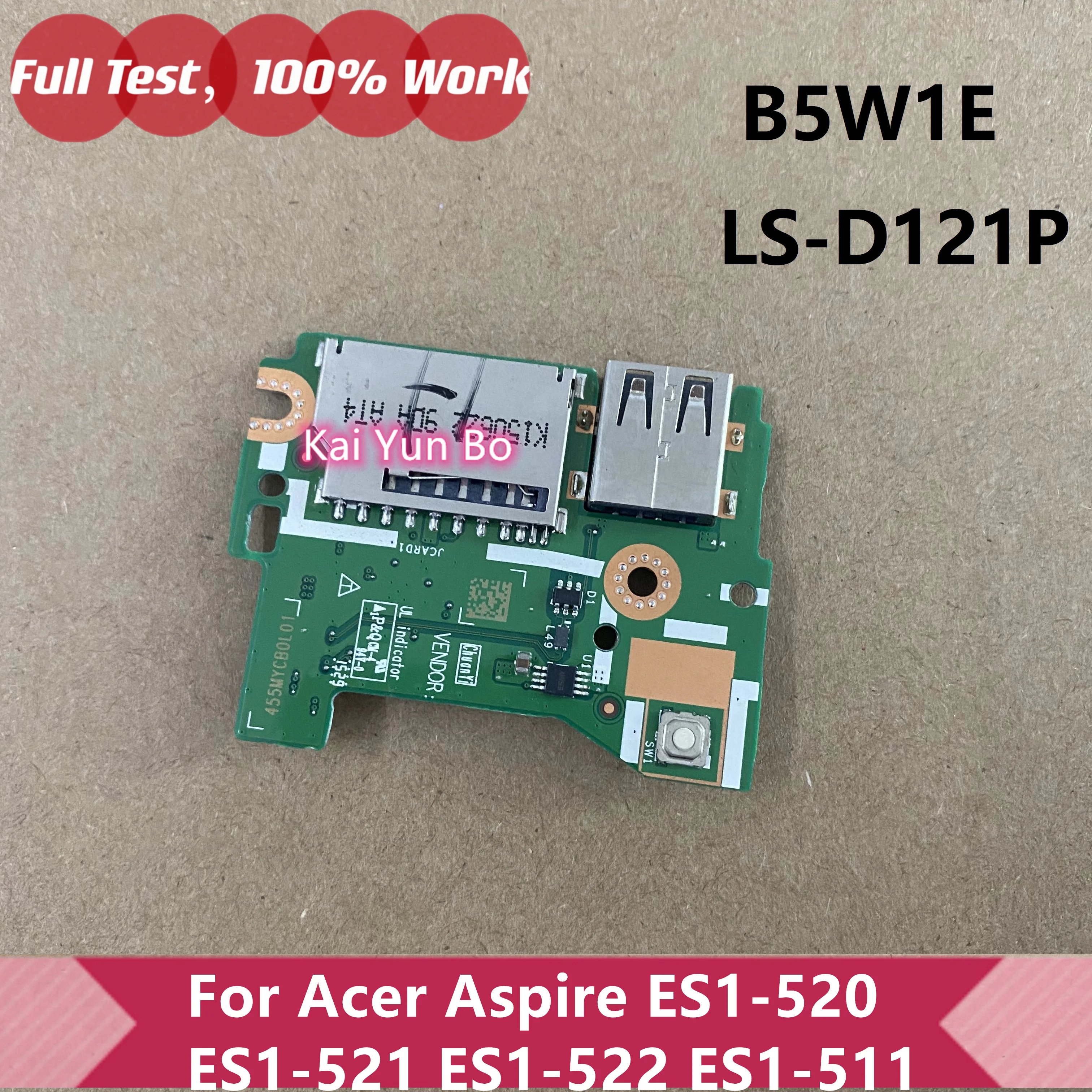 Ноутбук для Acer ES1-522 ES1-521 ES1-511 ES1-520 N15C4 USB-порт ноутбука устройство чтения карт SD