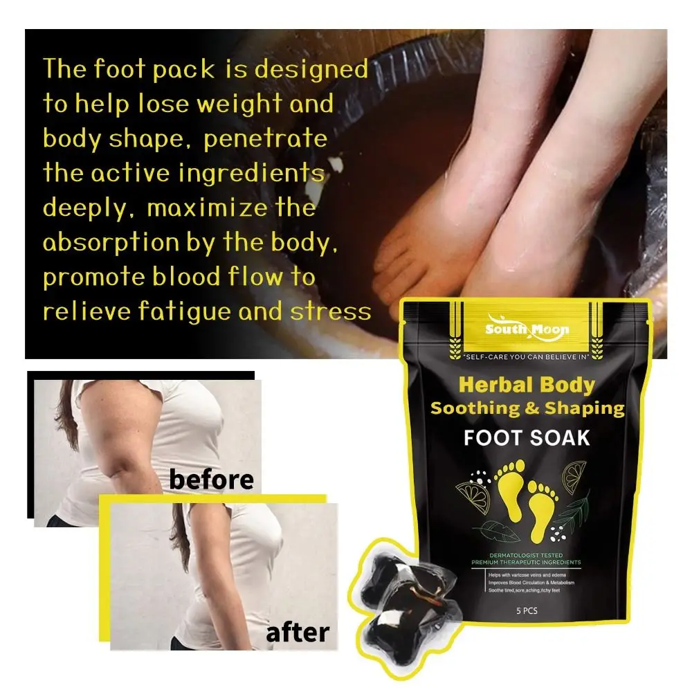 

Спа-терапия для расслабления кожи ног, травяной детоксикационный массаж и красота, мешок для ванны для ног, очищающее средство для ухода за ногами, с бусинами для варикозного расширения вен