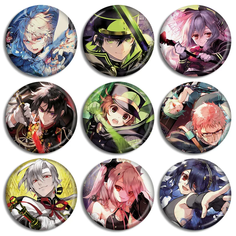 Аниме сераф из конца Yuichiro Hyakuya Mikaela Krul Tepes Ферид Батори Crowley Eusford акриловая