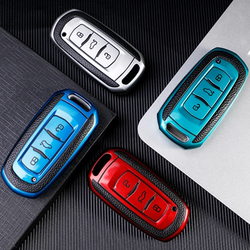 

New TPU Car Remote Key Case Cover Shell Fob For Geely Atlas Boyue NL3 EX7 Emgrand X7 EmgrandX7 SUV GT GC9 Borui Protector Holder