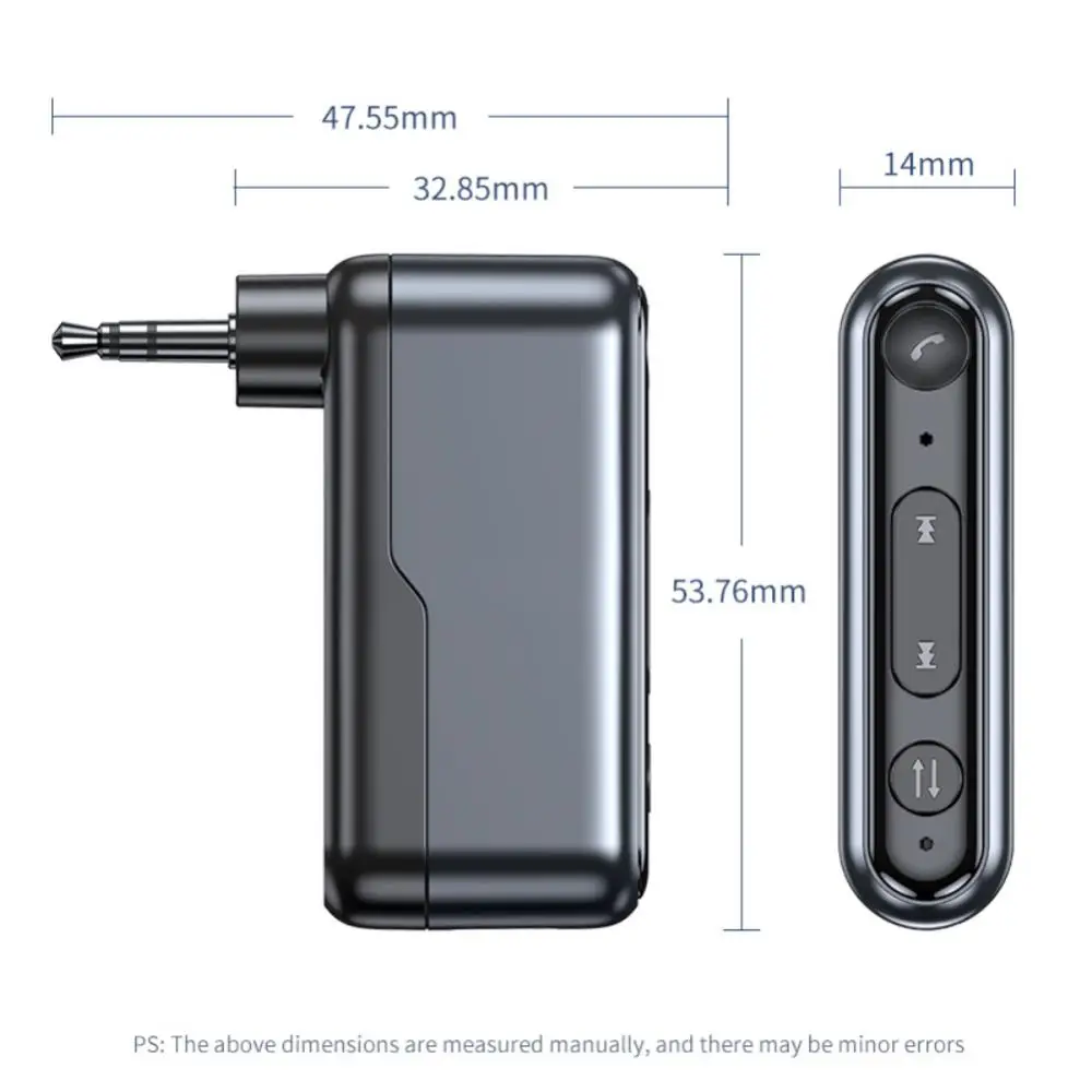

2 In 1 Car Wireless Audio Receiver 5.3 Car Transmitter Adapter Jack Car Electronics Car Bluetooth Headphone Receiver Handsfree