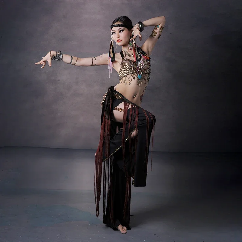 Танцующий живот Индийский Племенной Стиль костюм принцессы Экзотический