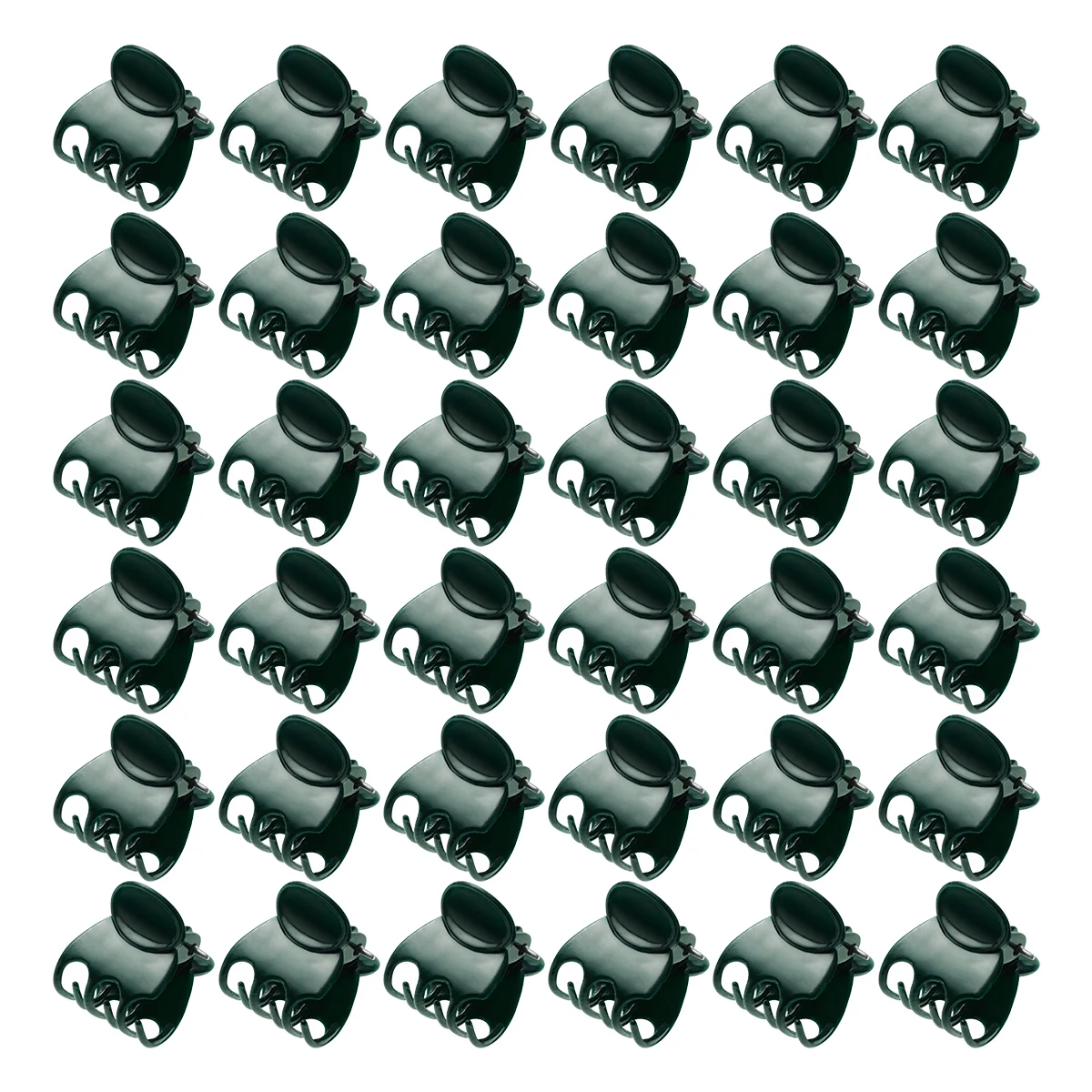 

100PCS Clips, Orchid Clips Support Clips Garden Flower Vine Clips for Plants, Stems Support ( Dark Green ) Home and