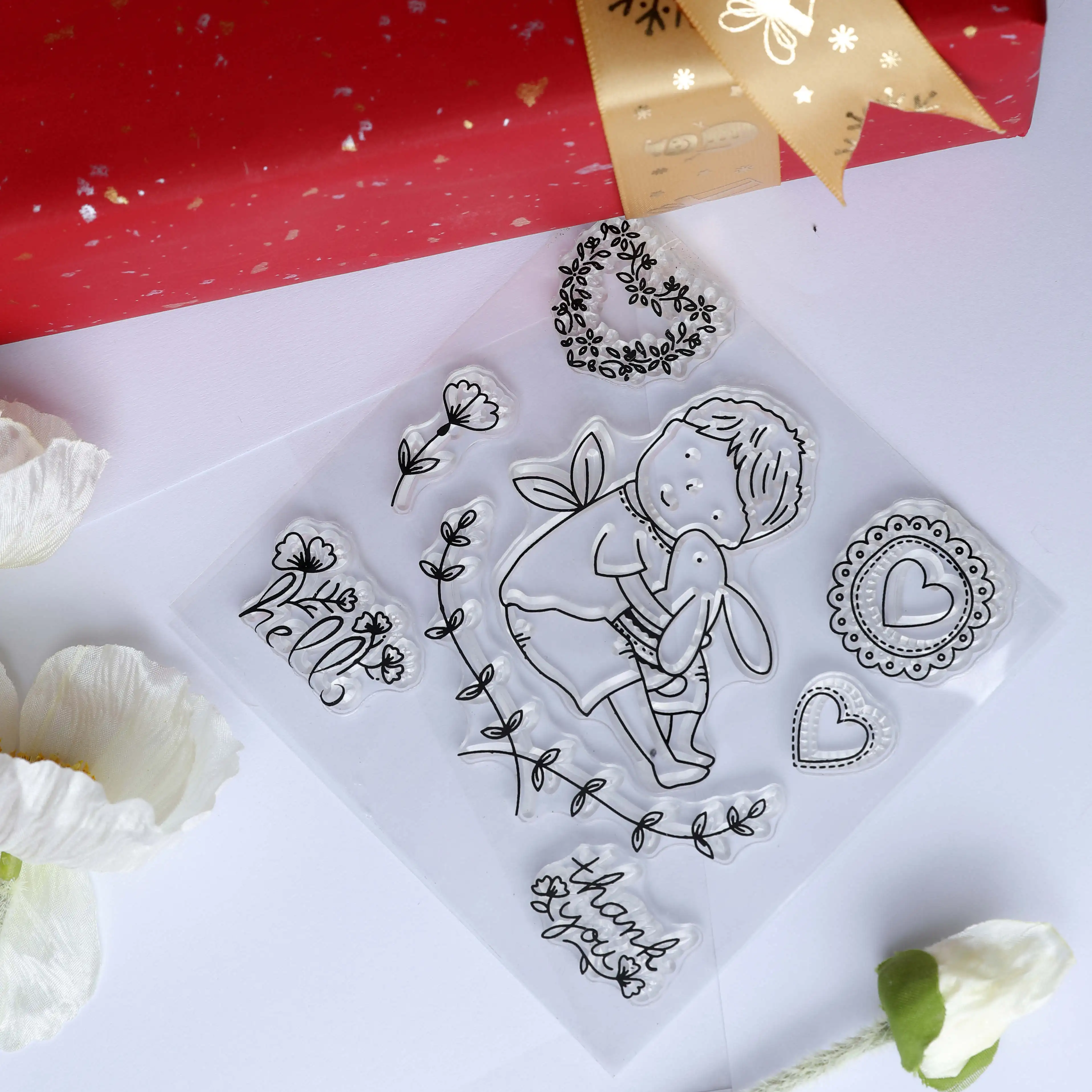 Силиконовый альбом Clearrabbit для покупок фотоальбом сделай сам с милым рисунком -