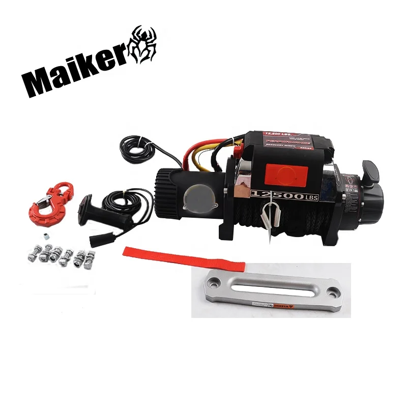 

12000lbs Electric Nylon Winch for Jeep Wrangler JK Winch 12v Offroad Car Accessories