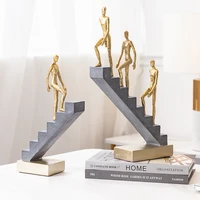 sculpture modern art abstract resin statue stair model living room decoration desk accessories nordic decoration home gifts