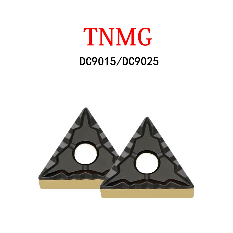 

TNMG160408 TNMG160404 TNMG Carbide Inserts 160404 160408 45 43 41 DC9025 Machining CNC Lathe Cutter Triangle Turning Tool Holder