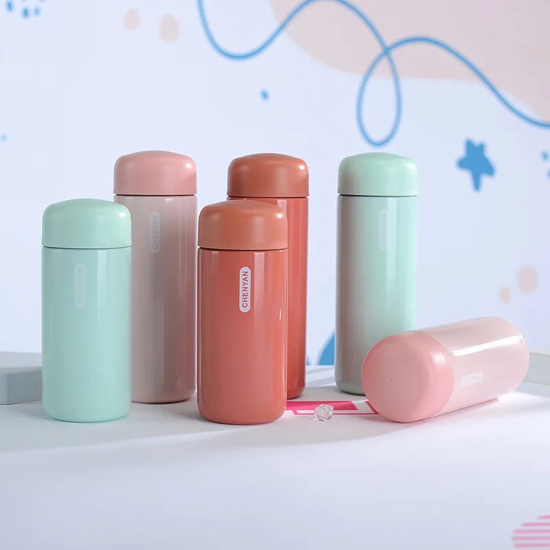 Convenient Mini Stainless Steel 150ml Thermos Cup Ultra-compact Portable Leak-proof Fashion Water Cup Drinkware Thermos