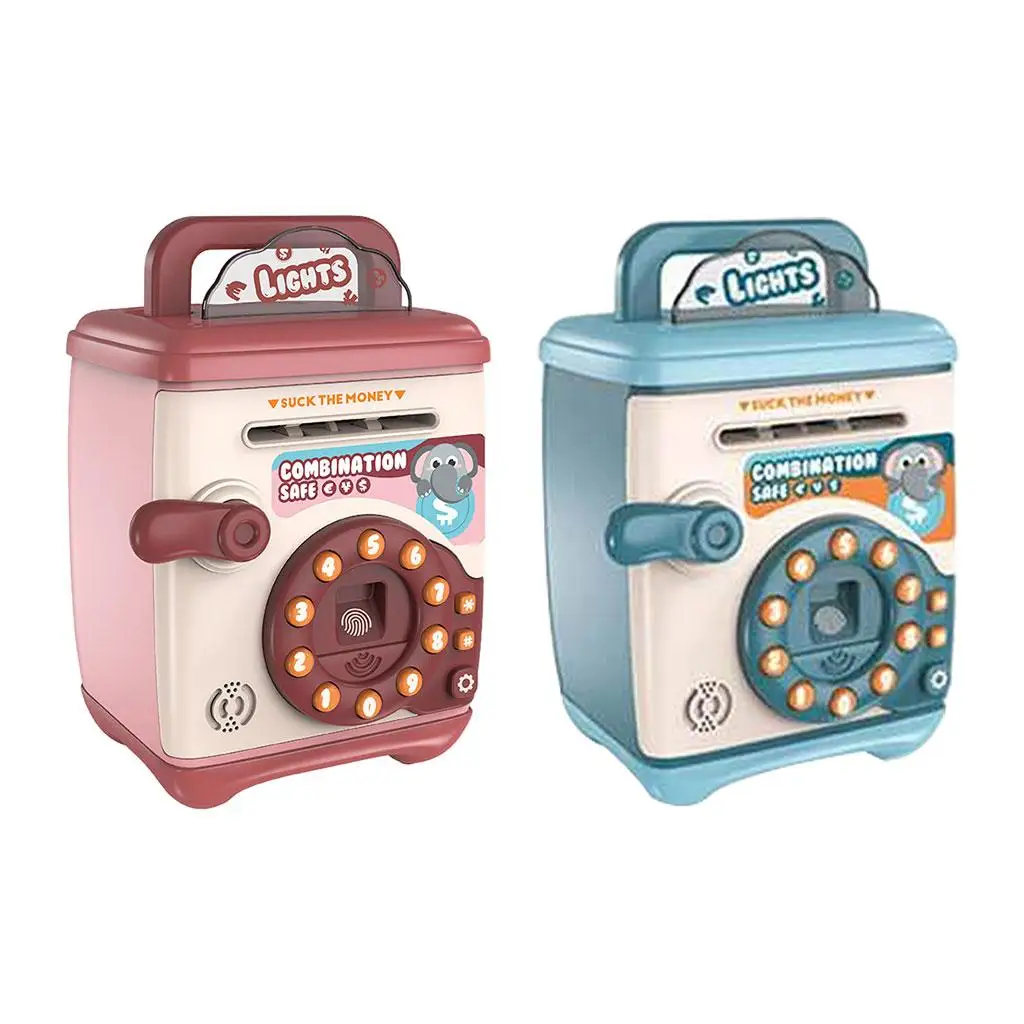 

Копилка Банкомат с голосовыми подсказками сейф для наличных монет электронный сейф для детей