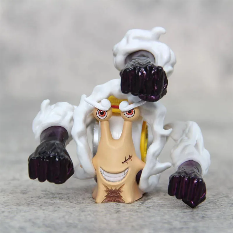 

Аниме One Piece Nikka телефон червячная Улитка пять файлов солнце бог Пробуждение Луффи мультфильм украшение кусок ПВХ Модель ручная работа статуя