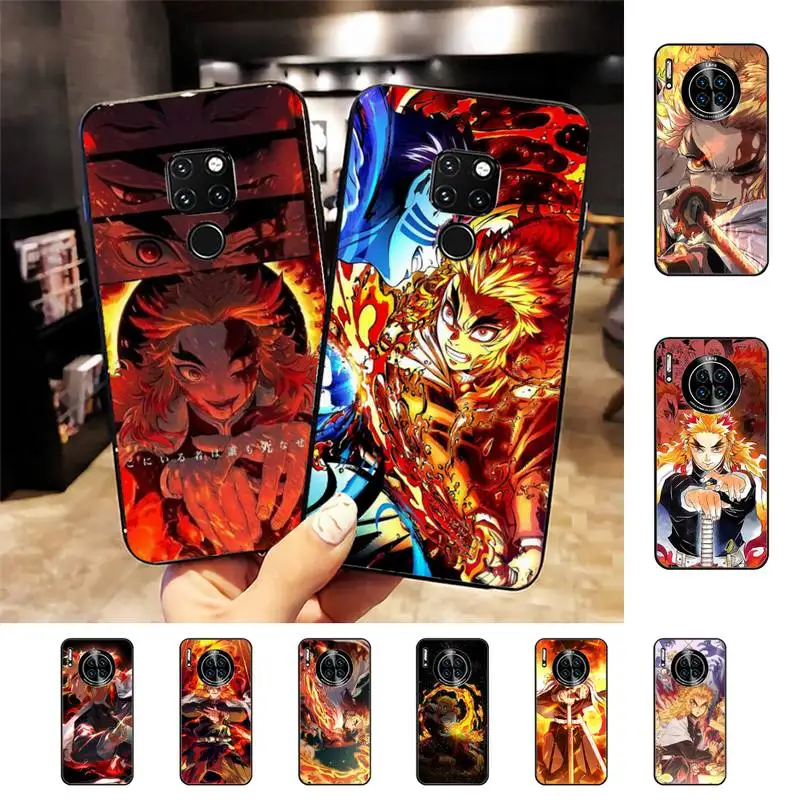 

Demon Slayer Rengoku Kyoujurou Phone Case For Huawei Nova 3I 3E mate 20lite 20Pro 10lite Luxury funda case