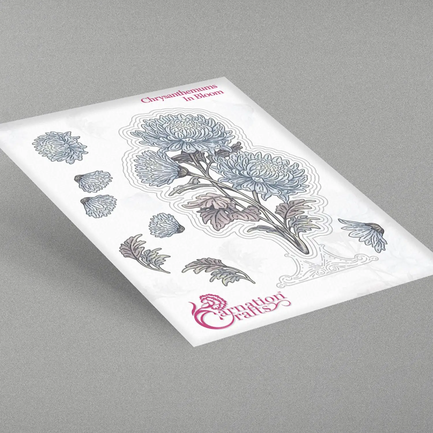 

New 2022 Arrivals Flower Chrysanthemums In Bloom Dies Metal Cutting DIY Scrapbooking Paper Making Cards Template Handmade Album