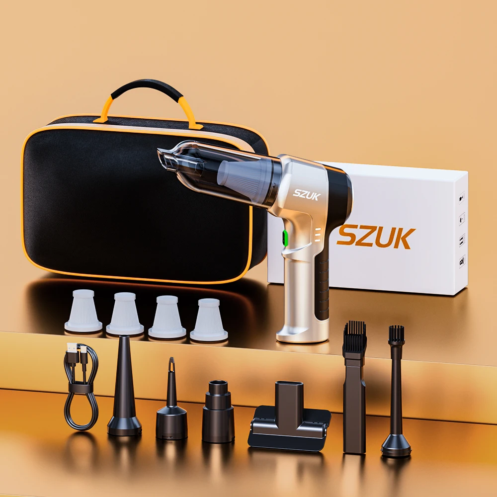 

SZUK C017MAX пылесос беспроводной пылесос для дома,портативный пылесос, ,ручной пылесос с сильным всасыванием, Многофункциональный автомобильный пылесос, мощный мини пылесос для очистки мощный беспроводной пылесос