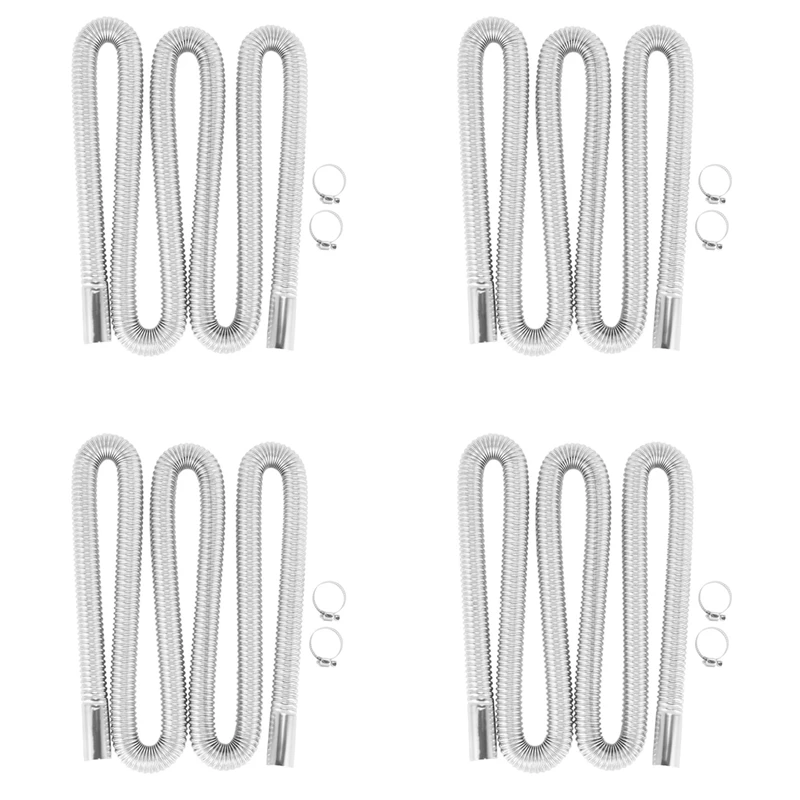 4X 200 см автомобильный воздушный парковочный отопитель выхлопная труба с 2