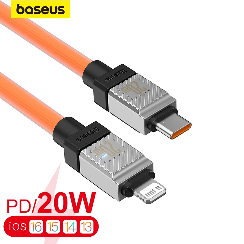 

Baseus PD 20W USB Type C Cable for iPhone 14 13 12 11 X XR USB C Charger Cable for iPad 27W Fast Charging Cable Data Wire Cord