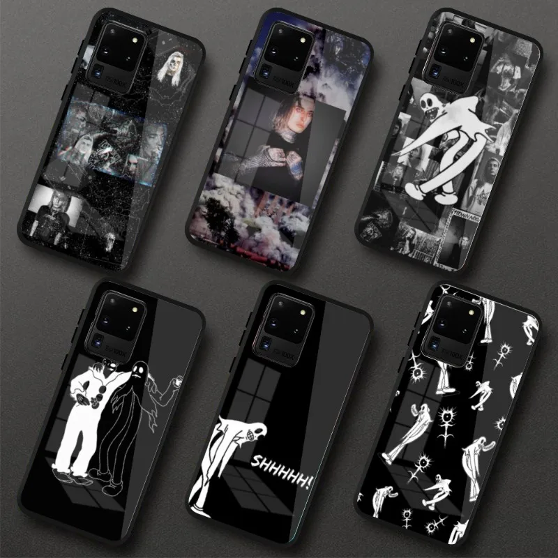 Ghosteгрива Mercury R-etrograde чехол для телефона для Samung S23 S22 S21 Pro Ultra A13 A33 A53 NOTE 20, черная стеклянная крышка для телефона из поликарбоната