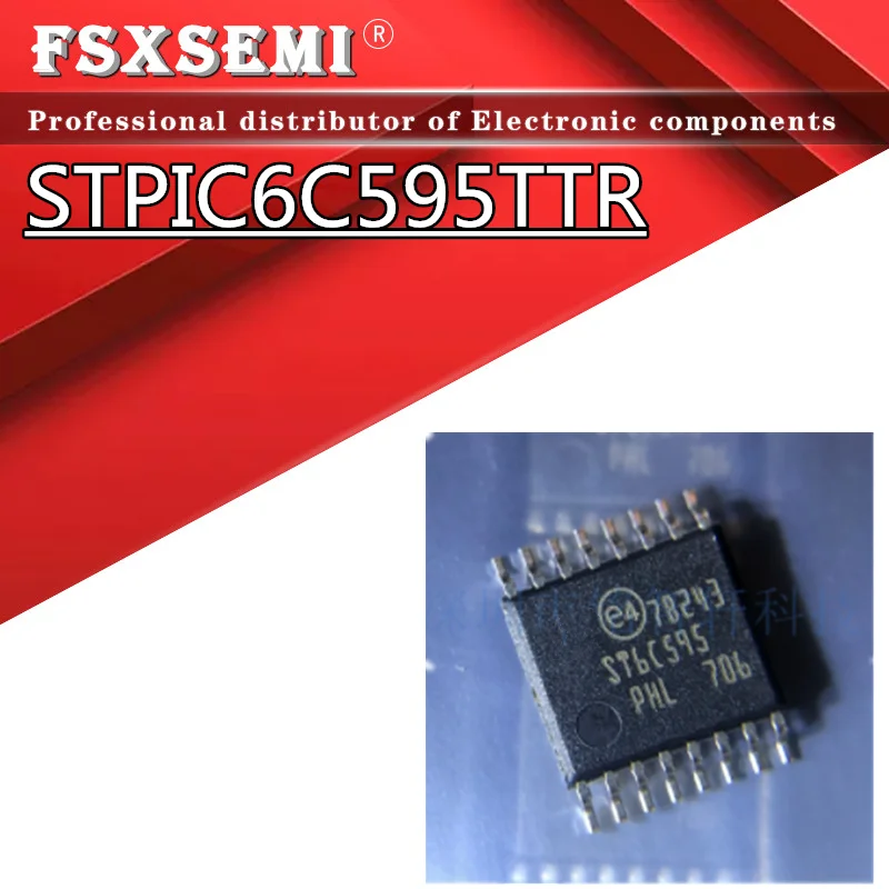

5pcs STPIC6C595TTR STPIC6C595 ST6C595 sop-16 Chipset