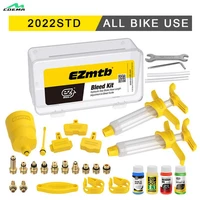 2022 bicycle hydraulic disc brake oil bleed kit tools for shimano sram tektro magura series mtb road bike brake repair tool