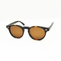 james tart 505s sunglasses for men women summer style anti ultraviolet retro plate oval frame random box