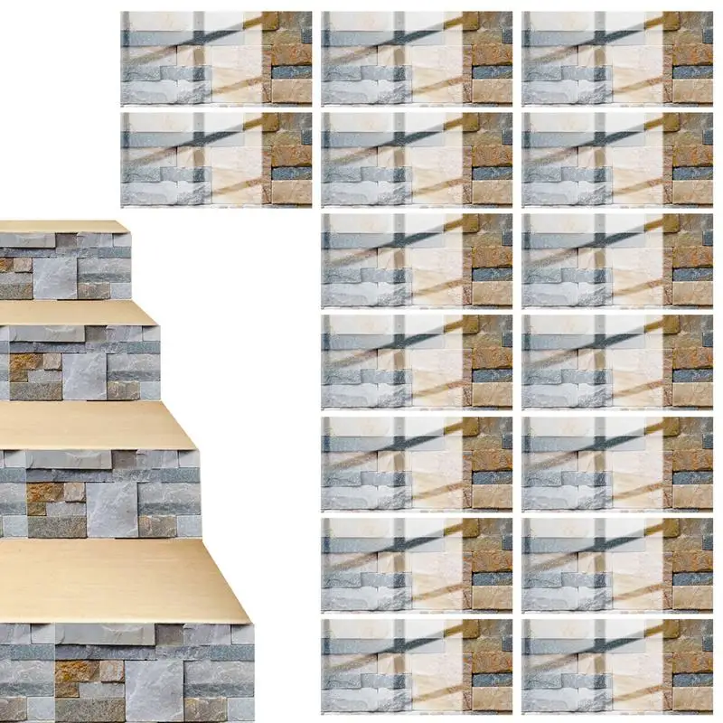 

Peel And Stick Tiles For Wall Kitchen Backsplash Tiles Peel And Stick Wall Stickers Waterproof Thickened Stick On Tiles Wall