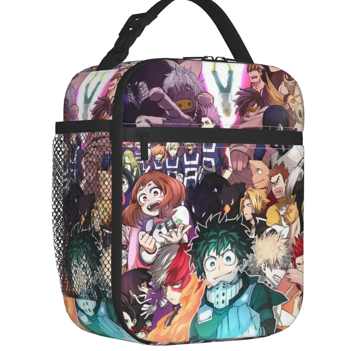

Многоразовый Ланч-бокс моя геройская Академия и преступник, унисекс, MHA, аниме охладитель, Термоизолированный Ланч-бокс с едой для детей и школьников