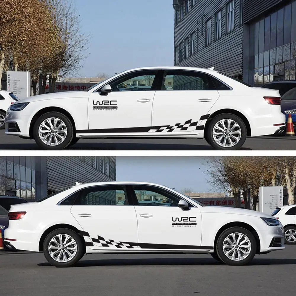 

Классические наклейки для автомобиля 220x25 см, двусторонние наклейки, гоночные полосы, камуфляжная фотопленка, оптовая продажа, быстрая дост...