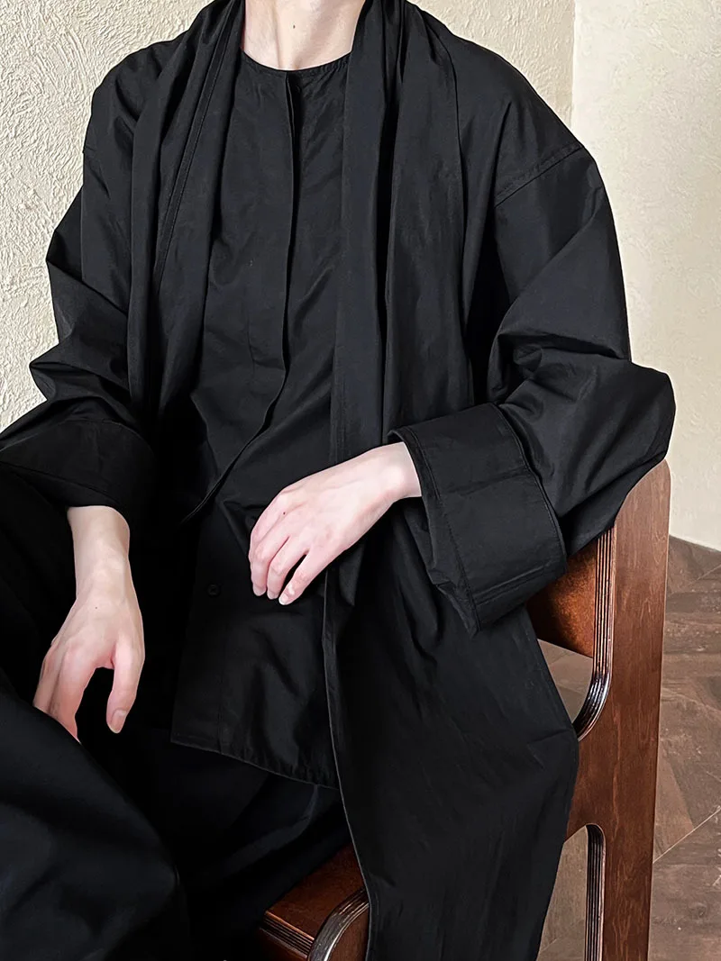 GetSpring женская рубашка 2024 осень новый дизайн ленты белая черная блузка для женщин