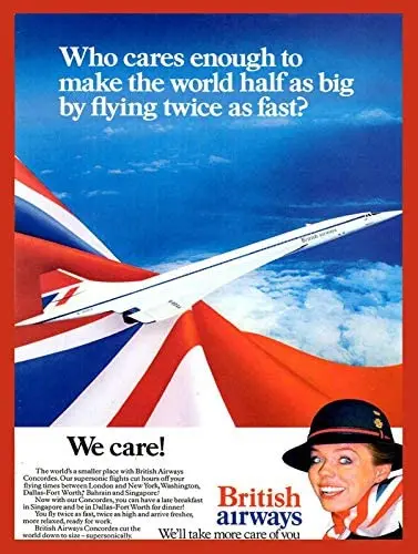 

Металлический жестяной декор стен гаража conдор UK Airlines
