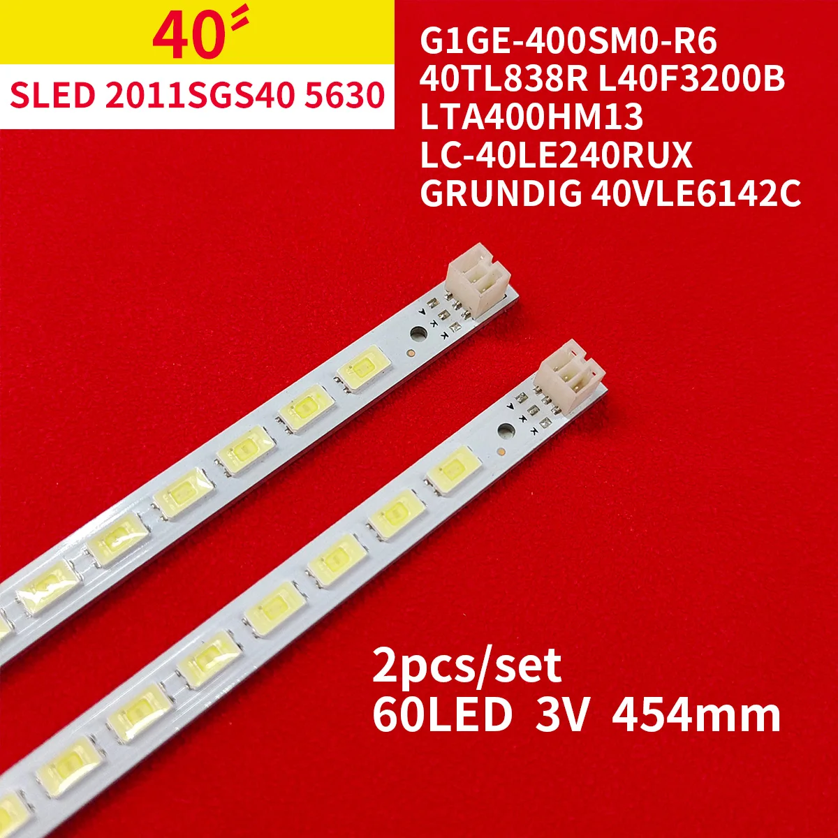 Фонарь с подсветкой для грандинга 40VLE6142C 40TL838R L40F3200B LTA400HM13, фонарь с подсветкой 2011SGS40