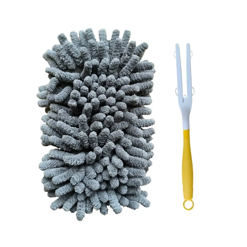 

Многоразовый сменный пылесос с ручкой для Swiffer Hand Duster 360, тяжелый потолочный вентилятор из микрофибры, сменная ткань для дома