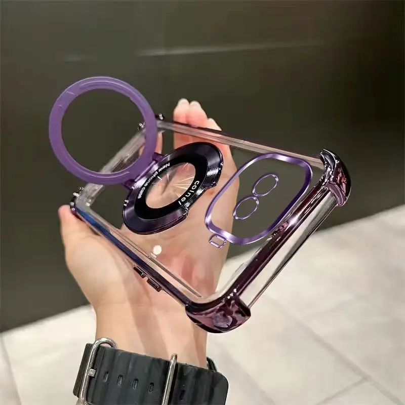 Фото Чехол для VIVO IQOO Z11 Turbo 15R, сверхпрочный, с защитой от падений, U-образный магнитный держатель с пленкой для объектива, для IQOO 15R Funda №2