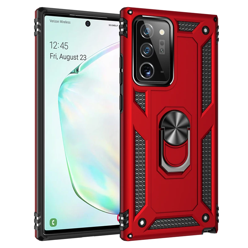 Shockproof Magnetic Case For Samsung Galaxy S22 S21 S20 FE Ultra A52 A72 S10 S9 Plus S10E Note 20 9 S20FE Ring Holder Covers