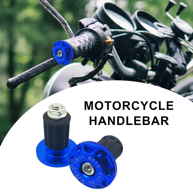 

2Pcs Motorcycle Handle Bar Ends Plug Grips Handlebar Plug Caps Slider Motor Bike for Honda Yamaha KTM Dirt Bike Accessories
