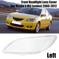 car front headlight lens cover headlight lamp shell accessories for mazda 3 m3 sedan 2006 2012