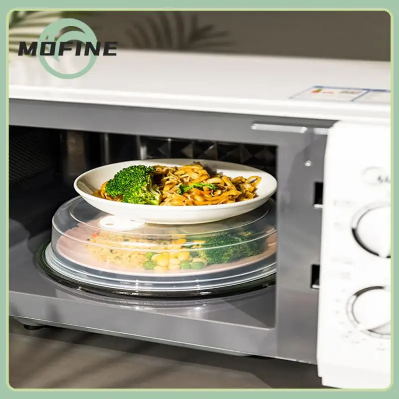 

Round Stackable Heating Sealing Cover Special Heating Microwave Food Lid Anti-splash Safe Vent Food Preservation Cover Plastic