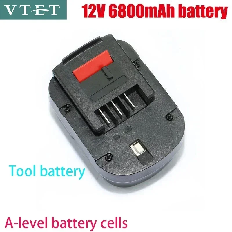 12 В 6800 мАч аккумуляторная батарея для инструментов Black & Decker A12 a12ex fsb12 fs120b a1712 hp12k