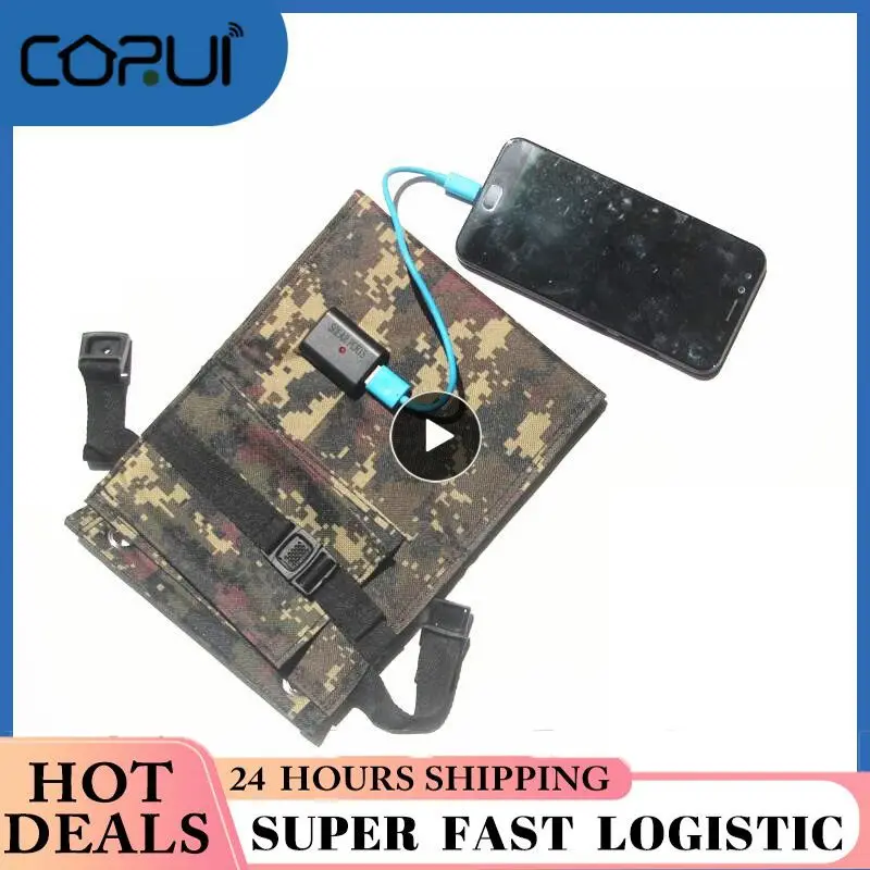 Waterproof 50W Foldable Solar Panel 5V USB Sunpower Solar Cell Bank Pack Mobile Phone Battery Charger for Outdoor Camping Hiking