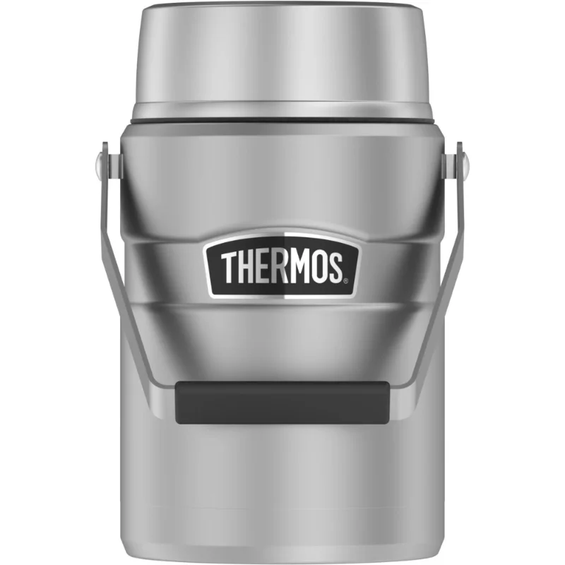 

Thermos Stainless King Food Jar, Matte Steel, 47 Ounce