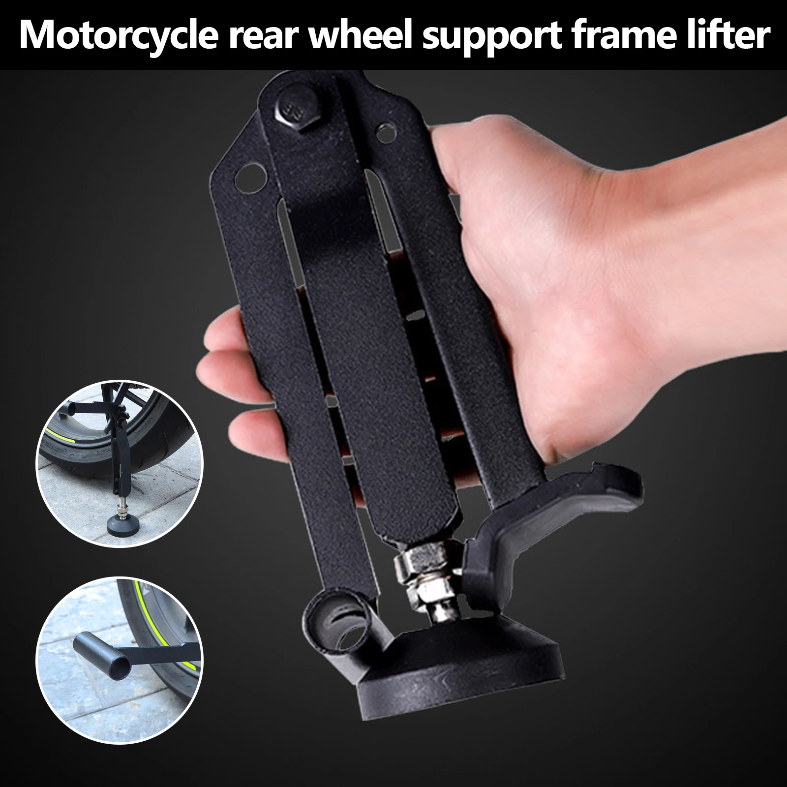 

Portable Lifting Frame With Upgraded Armrest To Save Energy Folding Lifting Stand Stable Crane Frame For Motorcycle