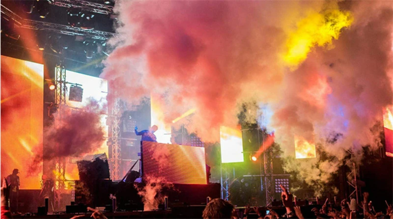 Оборудование для сценического эффекта 600 Вт мини-Dj-дымовая машина 1200 тумана дымки