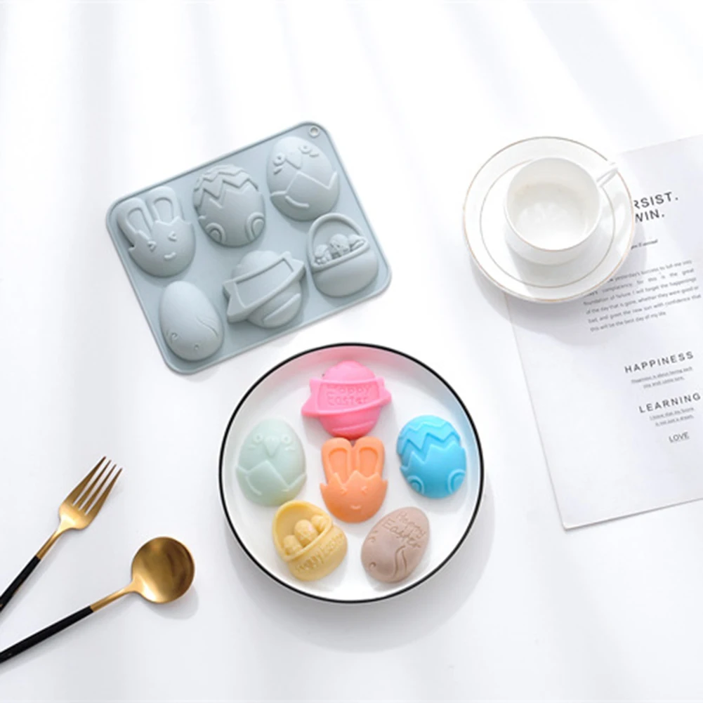 Силиконовая форма сделай сам для торта Пасхальные Яйца динозавра шоколада