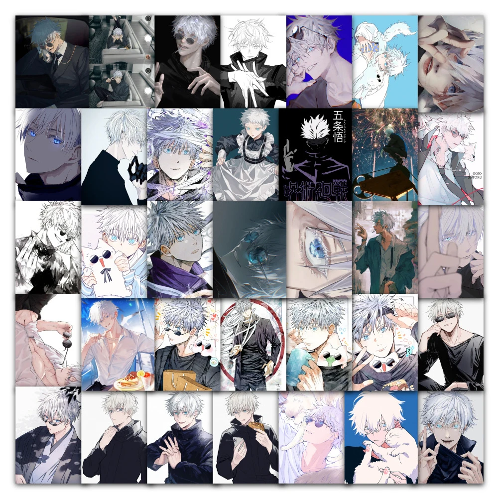 10/30/60 шт. аниме наклейки ююютсу кайсен Сатору годзё для скейтборда ноутбука