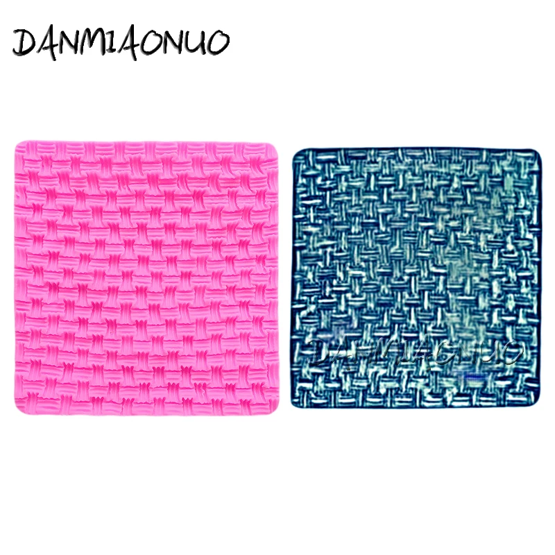 

DANMIAONUO A1191048 Knitted Wool Texture Chocolate Mould Mini Cupcake Silicone Mold Jelly Pudding Handmade Soap Making Tools