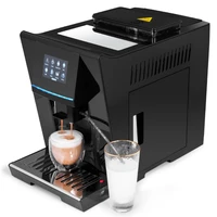 new style black 4 languages touch screen automatic coffee machine